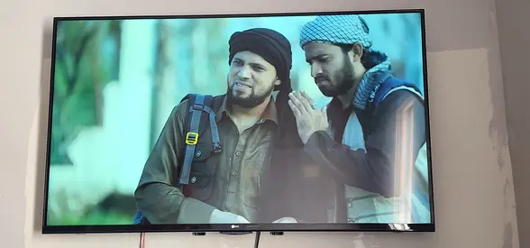 Used 43-inch LED Smart TV - Wall Mounted, Good Working Condition