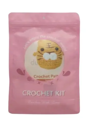 Crochet Kit for Kids - Amigurumi Tiger DIY Set