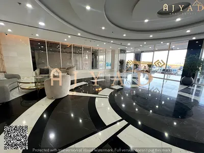 For rent: 2 bedrooms hall in Emirates City Ajman, Sheikh Mohammed Bin Zayed Road, 2 bedrooms, 2 balconies, central AC, free parking, prime location