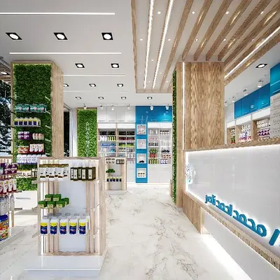 Medical Store Decor and Fitout | Complete Shop Fitout UAE