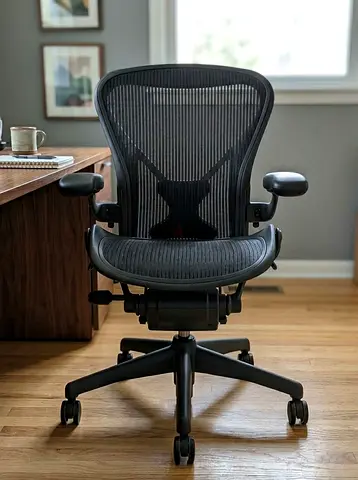 Herman Miller Aeron Classic Ergonomic Office Chair - Size B, Black
