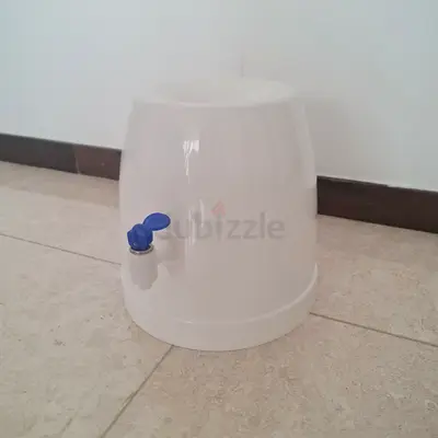 Used Countertop Water Dispenser / Water Purifier Tank with Tap - White