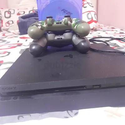 Sony PlayStation 4 Slim with DualShock Controller - Good Working Condition