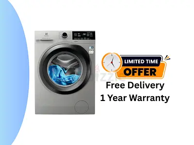 Electrolux 9KG Inverter Motor Front Load Washing Machine, 12 Programs