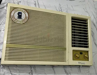 Used Window Air Conditioner Unit - Functional, Needs Cleaning