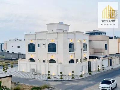 فيلا راقية للبيع زواية 3 شوارع بسعر شامل الماء والكهرباء والمكيفات– موقع استثنائي قريب من شارع الشيخ محمد بن زايد