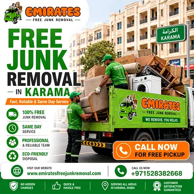 JUNK REMOVAL IN KARAMA, DUBAI