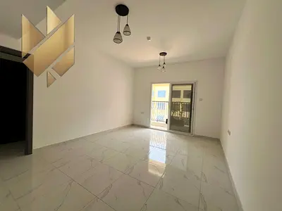 One bedroom and living room apartment for annual rent in Al Zahia, first occupancy, large spaces and excellent finishes