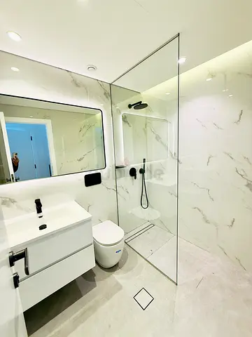 Bathroom renovation | Ceiling work | tiles installation |Full Apartment renovation