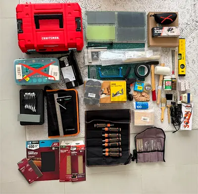 Woodworking tools set