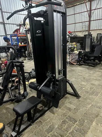 Multi-station Cable Weight Machine (Lat Pulldown  Low Row) - Used