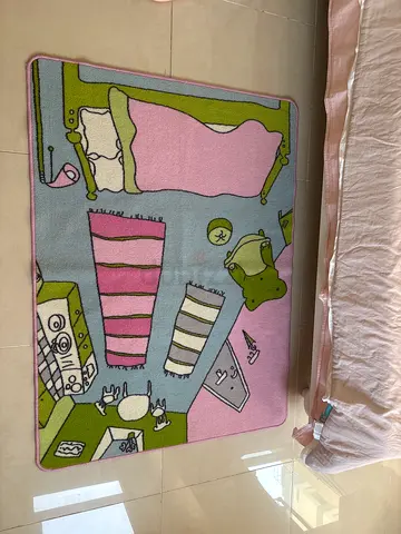 IKEA RUMMET Kids Room Play Rug (100x135cm) - Like New, Lightly Used