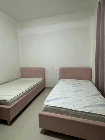 2 beds with mattress