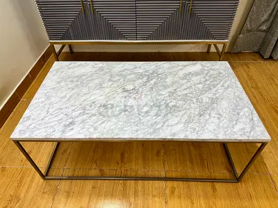 West Elm Marble Top Coffee Table