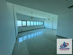 Luxury three-bedroom apartment with a maid's room in Al Mamzar, Sharjah, directly on the Dubai e