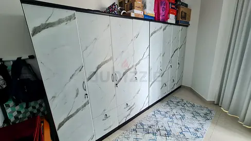 Pair of 4-Panel Wardrobes – Modern  Well Maintained like new