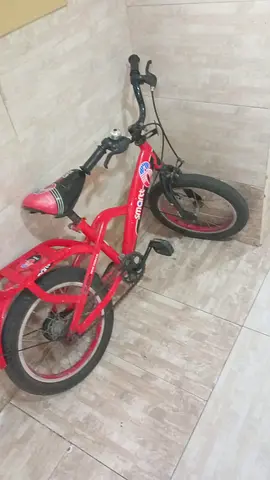 Red kids bicycle  — used, good condition al qusis