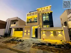 A distinguished villa with a modern and elegant design that combines luxury comfort and functionalit