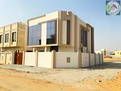 For rent: Brand new, modern villa, first occupancy, four master bedrooms, in Al Yasmin area