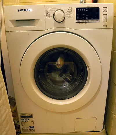 URGENT MOVE OUT SALE! SAMSUNG WASHING MACHINE 7KG IN GOOD WORKING CONDITION FAMILY USED