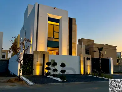 Villa for sale in Al Helio 2, Ajman - 4 bedrooms, 2 floors, roof, registration fees included - full marble finishing - outdoor garden - freehold owner