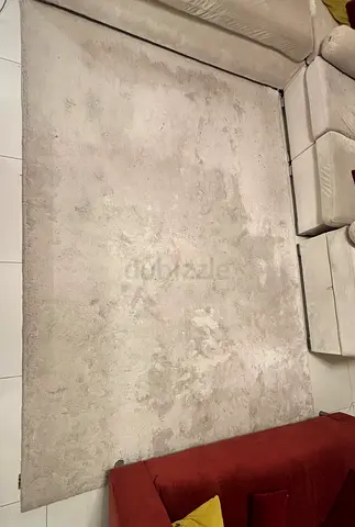 2 Light grey modern area rugs - soft plush, 2.5 x 3.5m (approx)