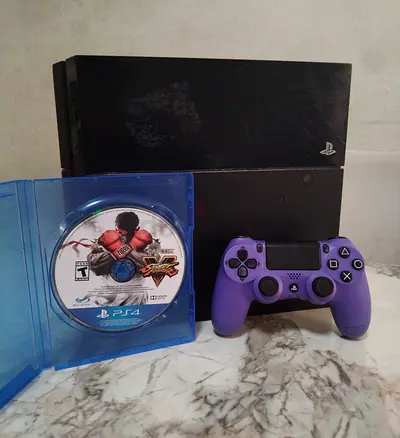 PS4 Fat 500GB + Controller + 1 Game (Great Bundle)
