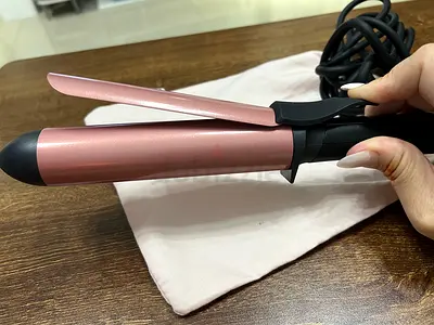 Rose Gold Hair Straightener / Curling Iron - Good Condition