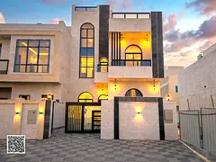 Townhouse for sale | Ajman | Al Helio 2 area | 5 rooms, majlis, hall and roof | Freehold ownership f