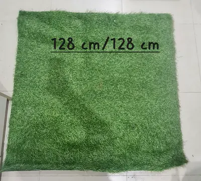 Green Square Artificial Grass mats outdoor  128x128 cm - Used