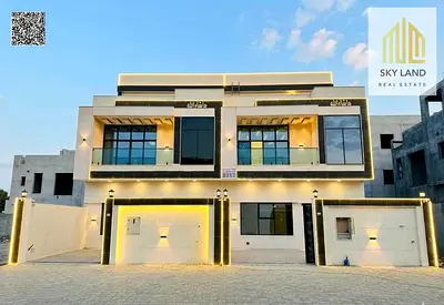 A very special offer to own a luxury townhouse in the Al Yasmin area of ​​Ajman at a bargain price including fees. A prestigious and quiet location su