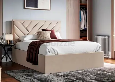 Brand New Luxury Queen Size Bed - Fully Custom Made in any Size  Colors - UAE Sharjah Made