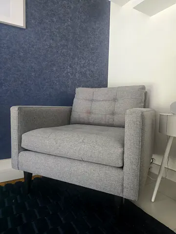 Large Gray Armchair