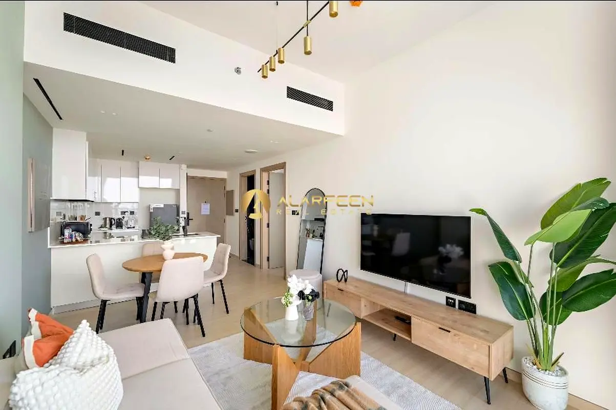 Furnished 1BR | Binghatti Corner | Skyline & Desert Views