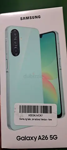 Samsung Galaxy A26 5G - Brand New Boxed (Mint Green)