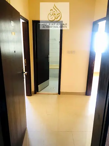 One bedroom apartment for rent in Sharjah Al Butina split AC family friendly flexible payment