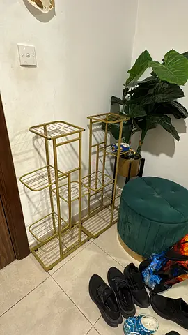 Green Ottoman storage