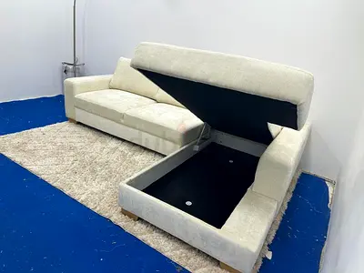 As perfect condition Ikea sorvallen lshape sofa with storage