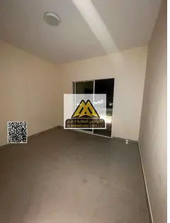 Spacious two-bedroom apartment with living room in Al Nuaimiya 1, Ajman, central AC, balcony, closed