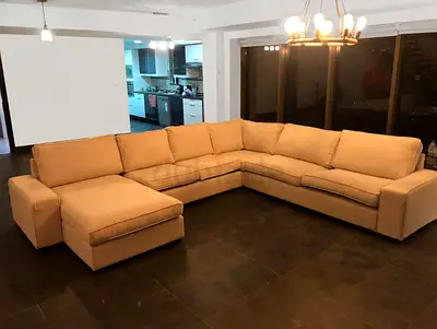 Ikea kivik ushape sofa beige