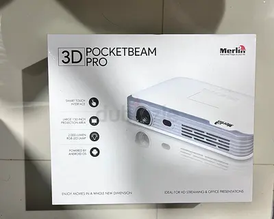 Merlin 3D PocketBeam Pro Mini Projector - Boxed, Good Condition