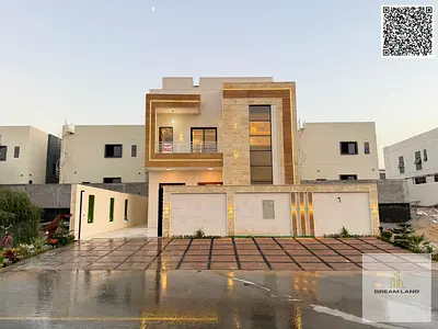 Luxury villa for sale, combining elegance, comfort and an ideal location in one of the finest residential neighborhoods in Ajman.