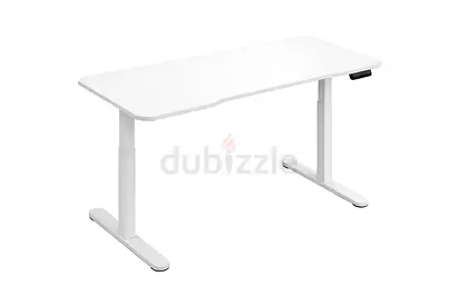 Electric Standing Desk 120x60cm Height Adjustable, Sit Stand Desk with Memory Controller