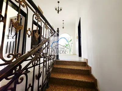 away from zone / 3 Bedroom Villa / All Master bedrooms/Living & dinning Maid Room/Private back and front yard garden/2 covered Parking/For Rent Mirdif