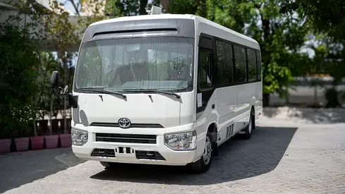 Toyota Coaster 2.7L Full Option 2025 GCC Specs - Brand New