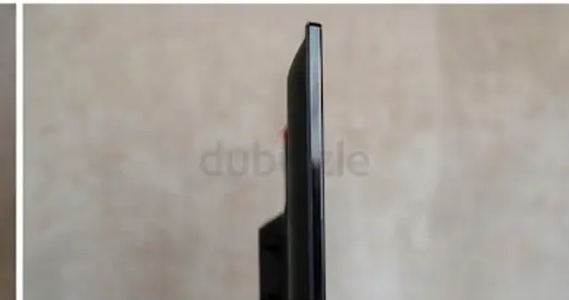 Slim LED TV - side profile, good condition