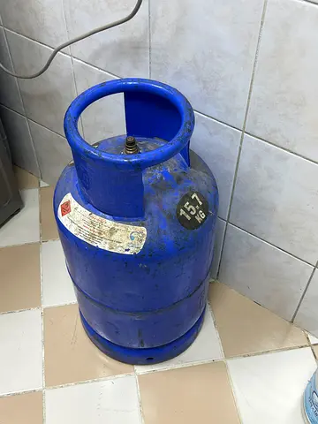 Used 15kg Blue Gas Cylinder (LPG) - Good Condition