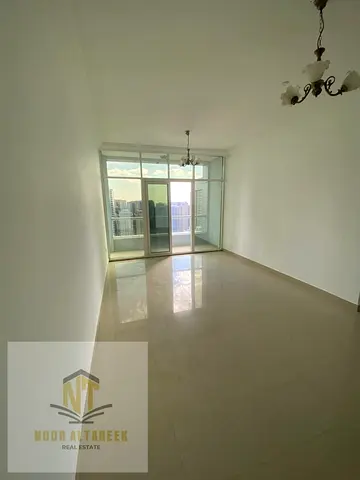Apartment for rent in Al Taawun, master room, hall, two bathrooms, balcony, gym and swimming pool