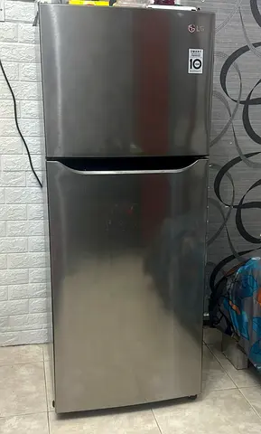 LG Top-Freezer Refrigerator - Silver, Good Working Condition