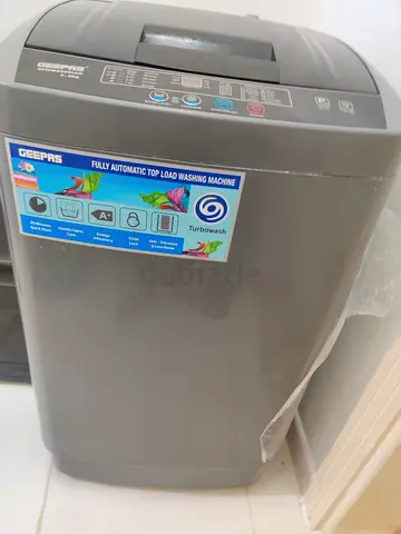 Geepas Fully Automatic Top Load Washing Machine - Grey (Used)